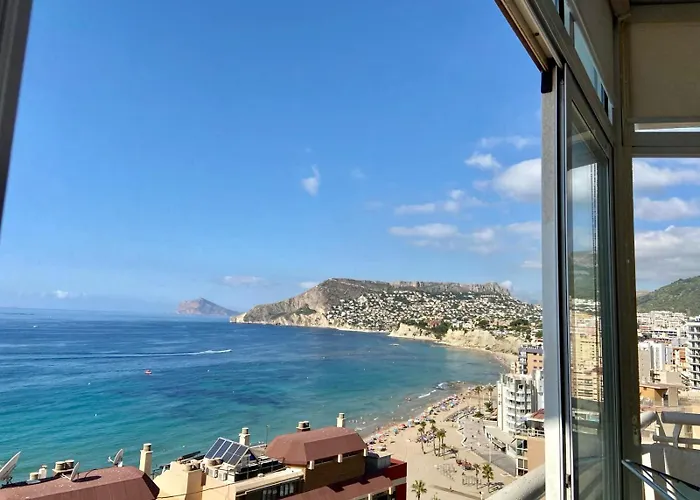 Seaview Playa De Oro 13rd Floor Con Parking Apartment Calp